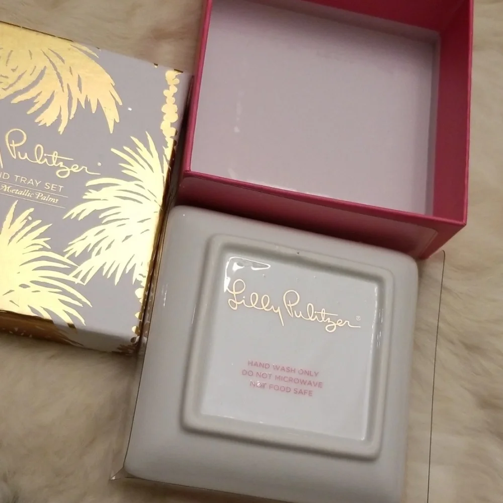 Lilly Pulitzer soap and tray set